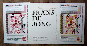 Frans de Jong - 4 tentoonstellingsaffiches - 1993/2003 verkauft für € 50!