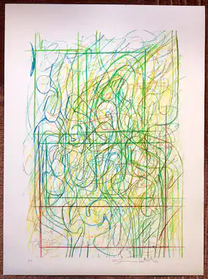 Hermann Nitsch - ohne Titel vendu pour 700€ !