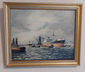 Marius de Jongere - Fraai havengezicht kopen? Bied vanaf 950!