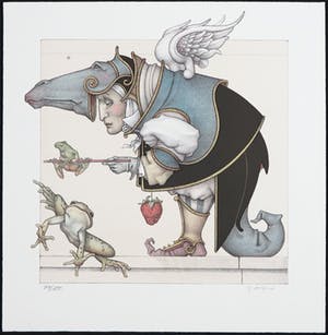 Michael Parkes - Litho, Frog Collector I kopen? Bied vanaf 250!