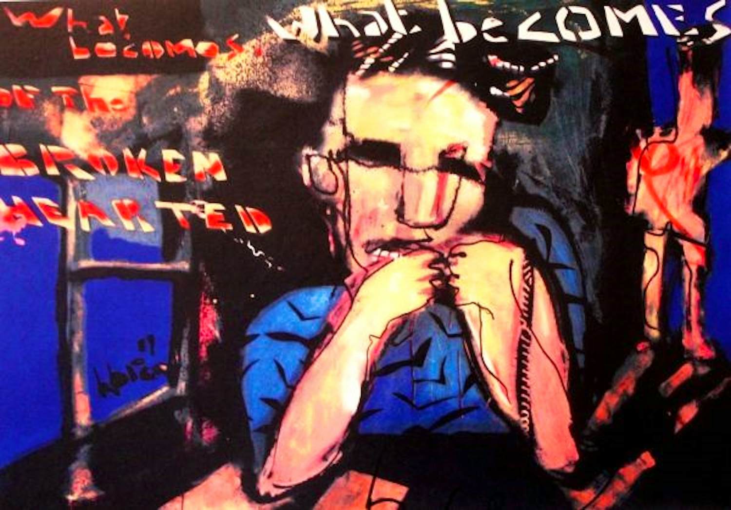 Herman Brood - Kleurenzeefdruk WHAT BECOMES OF THE BROKEN HEARTED Handgesign.d kopen? Bied vanaf 375!