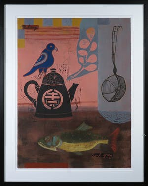 Elma van Haren - Gouache, Melange - Ingelijst kopen? Bied vanaf 70!