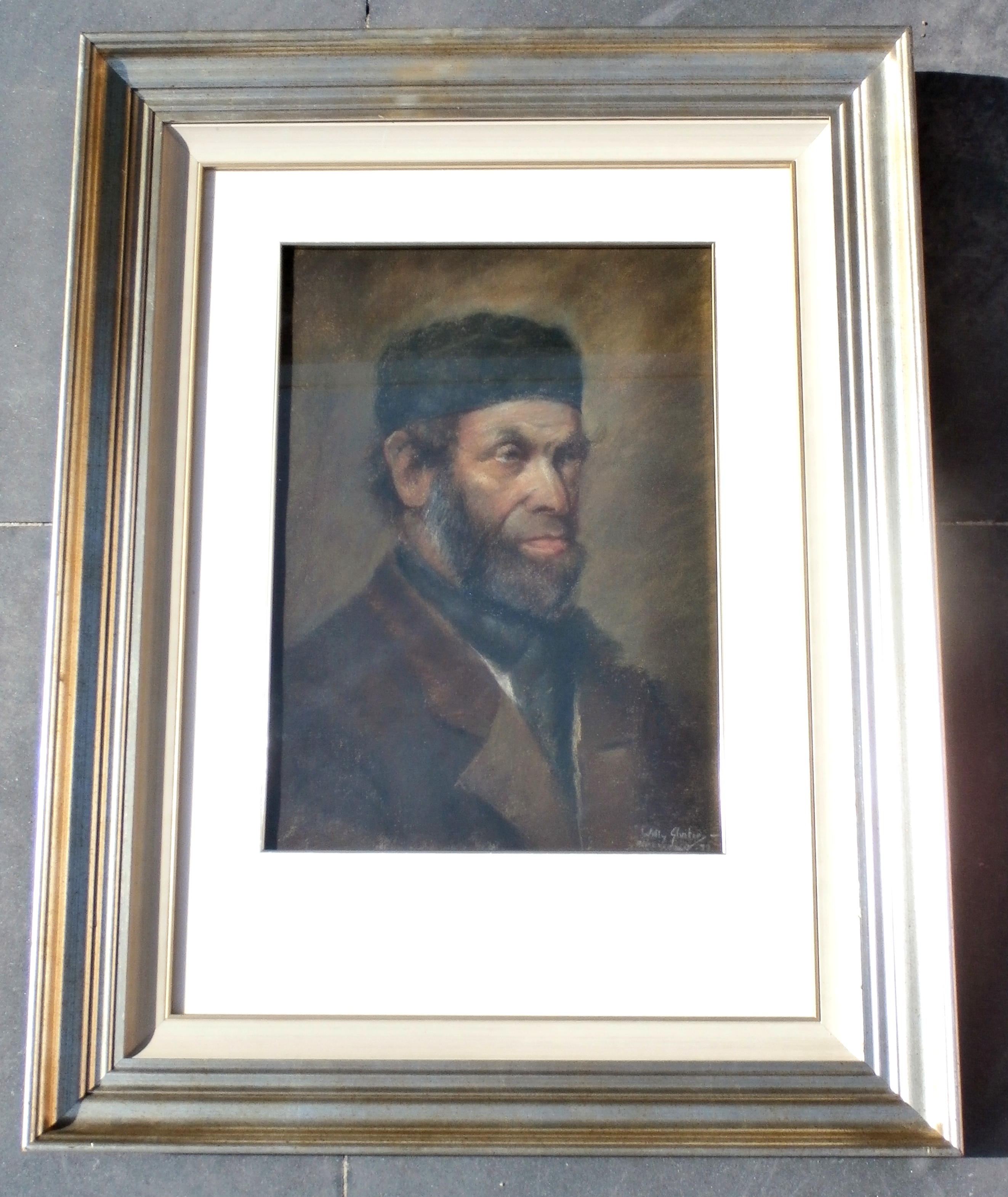 Willy Sluiter - Pastel: Scheveningse visser - 1939 kopen? Bied vanaf 1100!