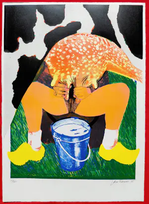 Jan Cremer - Hollandse boerinnen, complete uitgave met 6 litho’s kopen? Bied vanaf 1350!