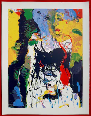 Kees van Bohemen - Figuren, zeefdruk kopen? Bied vanaf 75!