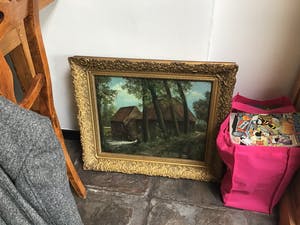 Niet of onleesbaar gesigneerd - Opwettende watermolen. kopen? Bied vanaf 1!