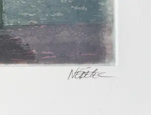 Michele Nedelec - Twee etsen: Rivière en Les quais kopen? Bied vanaf 45!