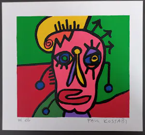 Paul Indrek Kostabi - Lot van twee zeefdrukken (HC 1/6) kopen? Bied vanaf 60!