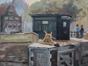 Paul Rollman - Koepelkerk in Amsterdam. Sluis. kopen? Bied vanaf 59!