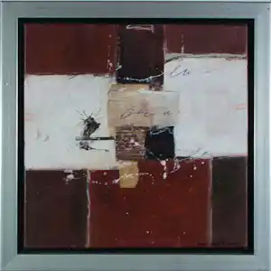 Ron van der Werf - Acryl en collage op doek, Explosion vendu pour 60€ !