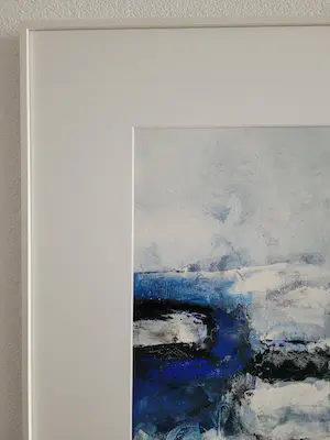 Nico Molenkamp - Masker in blauw kopen? Bied vanaf 1250!