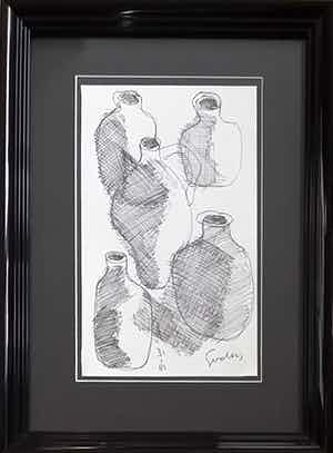Siep van den Berg - Amphora vazen - inkt tekening verkocht voor € 75!
