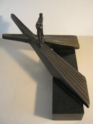 Corry Ammerlaan - Op Scheiding van Wegen - bronzen versie - inclusief certificaat kopen? Bied vanaf 125!