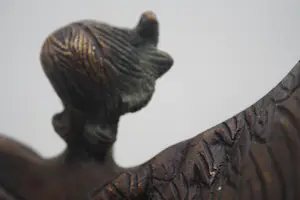 Niet of onleesbaar gesigneerd - Zwaar Antiek Bronzen Bescherm Engel Spirit Of Extace (1900) kopen? Bied vanaf 1!