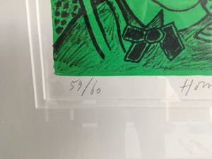 Corneille - Grote zeefdruk'Hommage a Gustav Mahler', kleine oplage kopen? Bied vanaf 230!