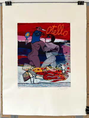 Corneille - Ommagio a G. Verdi - Map met 6 zeefdrukken kopen? Bied vanaf 1250!