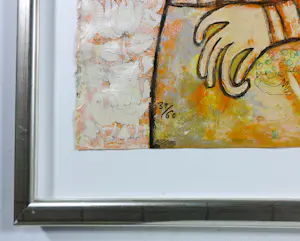 Shahid Parvez - Zeefdruk, Make Friends.. - Ingelijst kopen? Bied vanaf 100!