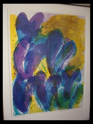 Jan Cremer - Litho. Tulpen, kopen? Bied vanaf 100!