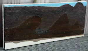 Dave Meijer - Acryl op paneel: 'golven' - 2006 kopen? Bied vanaf 499!