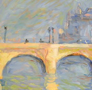 Patrick Marie - Le pont neuf - le soir III kopen? Bied vanaf 1!