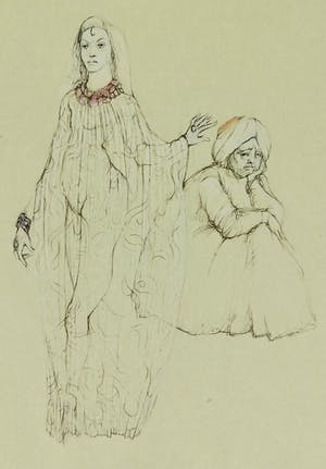 Leonor Fini - Jeune fille et servant kopen? Bied vanaf 30!