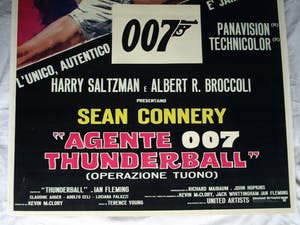 Curiosa - Italiaans filmaffiche : James Bond 007 , Thunderball , Sean Connery - 1965 kopen? Bied vanaf 1!