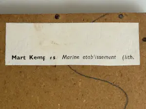 Mart Kempers - Marine etablissement kaufen? Bieten Sie von 59!