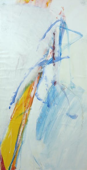 Cor Knops - Acryl op papier, "Drieluik III" - Ingelijst (Groot) kopen? Bied vanaf 1!