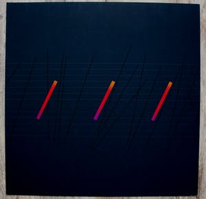 Frank Guitart - geometrische compositie - 1975 kopen? Bied vanaf 45!