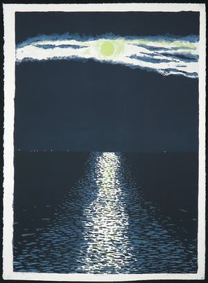 Joost Minnigh - Litho, Volle maan kopen? Bied vanaf 1!