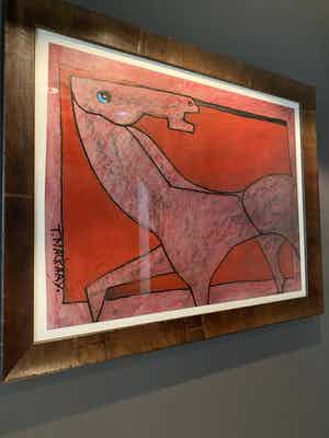 Theo Mackaay - Paard rood verkocht voor € 325!