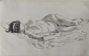 Kuno Brinks - Liggend naakt kopen? Bied vanaf 300!