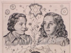 Wim Zwiers - Drie Joodse Meisjes - Gravure kopen? Bied vanaf 35!