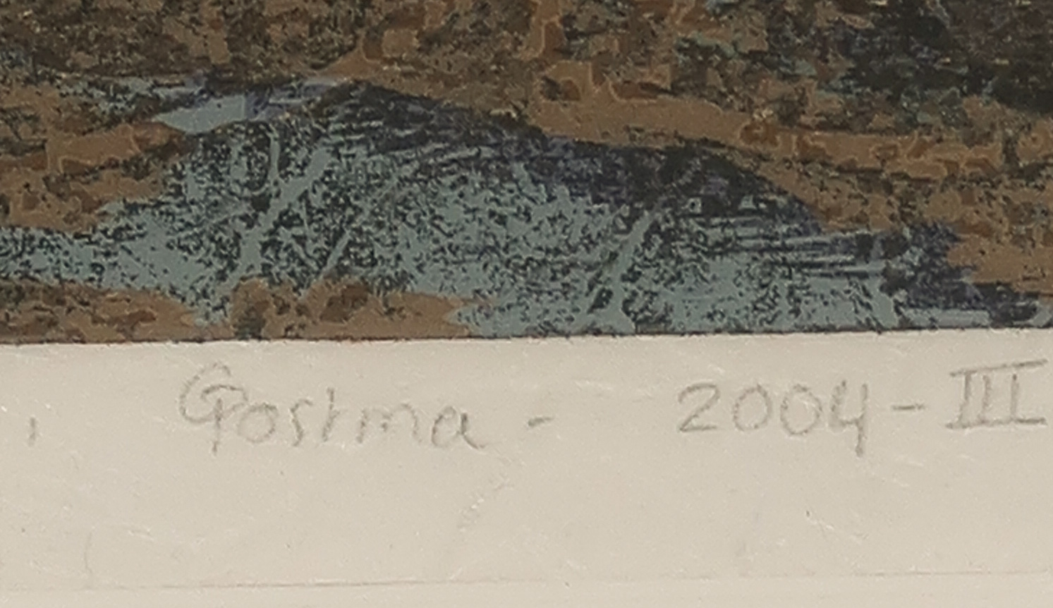 Grietje Postma - Houtsnede, Boslandschap - Ingelijst kopen? Bied vanaf 35!
