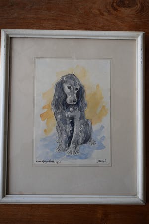Kees Heynsius - Aquarel - "Flip" kopen? Bied vanaf 75!