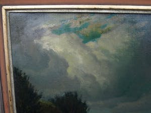 Klaas Pijlman - Olieverf op doek , “Landschap” – ingelijst - 1946 kopen? Bied vanaf 75!