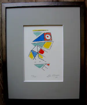 Buy Ejler Bille - Ingelijste litho - 1983(keurige lijst!)? Bid from 250!