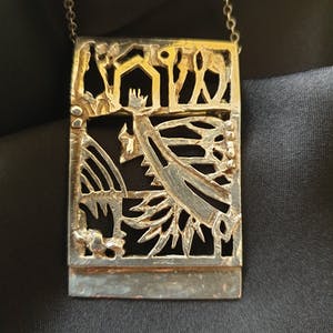 Jeroen Krabbe - Hanger broche zilver kopen? Bied vanaf 40!