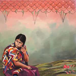 Valentin Bakardjiev - Olieverf op doek, Around the world I (Groot) verkocht voor € 150!