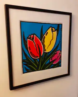 Henk Schiffmacher - Tulpen (mooi gelijst) verkauft für € 105!