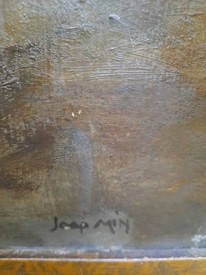 Jaap Min - Jaap Min (1914-1987) - Man met orgel kopen? Bied vanaf 200!