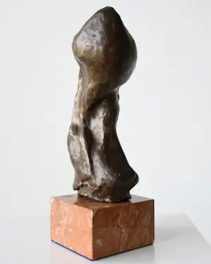 Eugene Dodeigne - Bronzen abstract sculptuur - 1986 kopen? Bied vanaf 300!