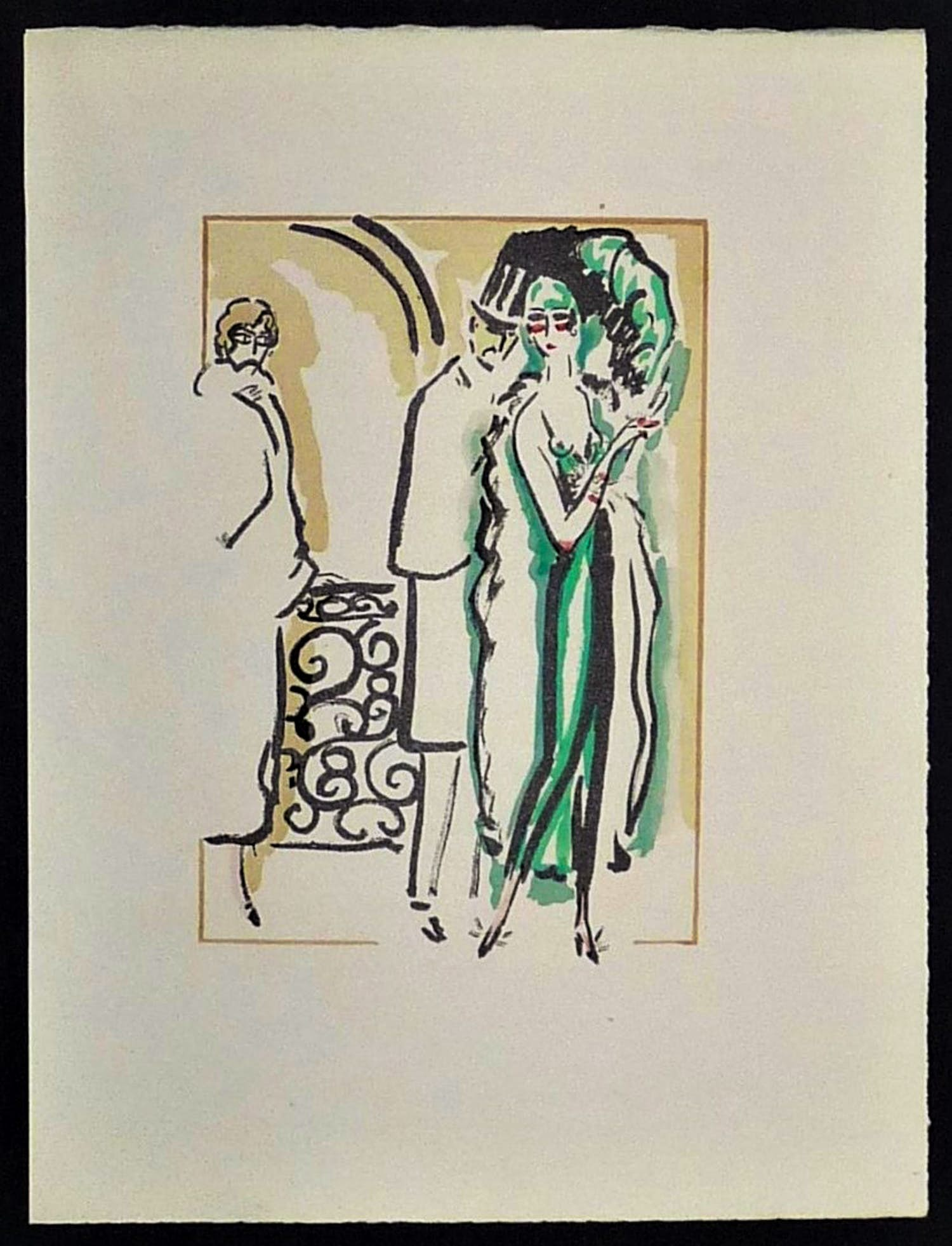 Buy Kees van Dongen - Pochoir uit La Garconne 1925? Bid from 199!