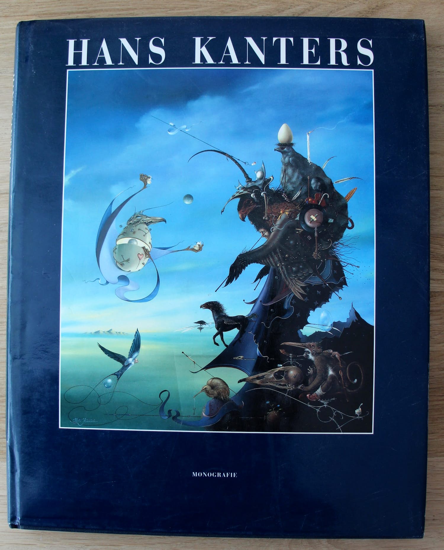 Hans Kanters - Gesigneerd boek met tekening - 1992 kopen? Bied vanaf 45!
