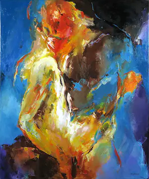 Peter Munnik - Olieverf op doek, Zonder titel - Ingelijst (Groot) kopen? Bied vanaf 300!