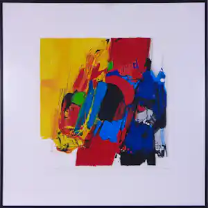 Buy Frank Lejeune - Zeefdruk, Fade away in a dream - Ingelijst? Bid from 20!