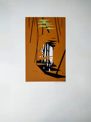 Hendrik Valk - Spiegeling in het bos verkauft für € 125!