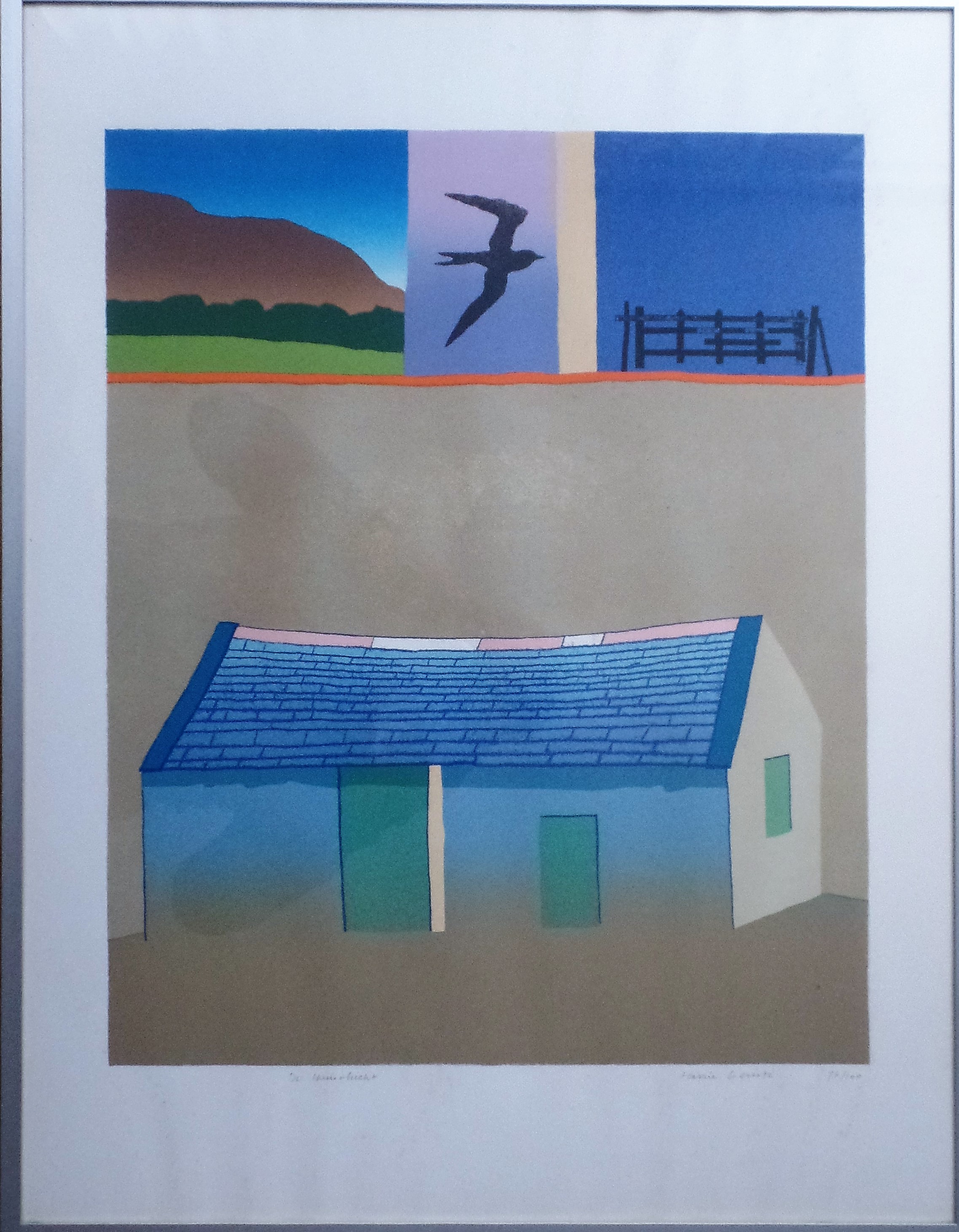 Harrie Gerritz - De Huisvlucht - Litho kopen? Bied vanaf 29!