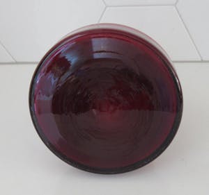 Per Lutken - Rood oranje vaas uit de Carnaby serie kopen? Bied vanaf 15!