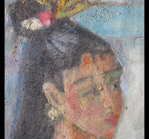 Niet of onleesbaar gesigneerd - Zittende vrouw kopen? Bied vanaf 10!